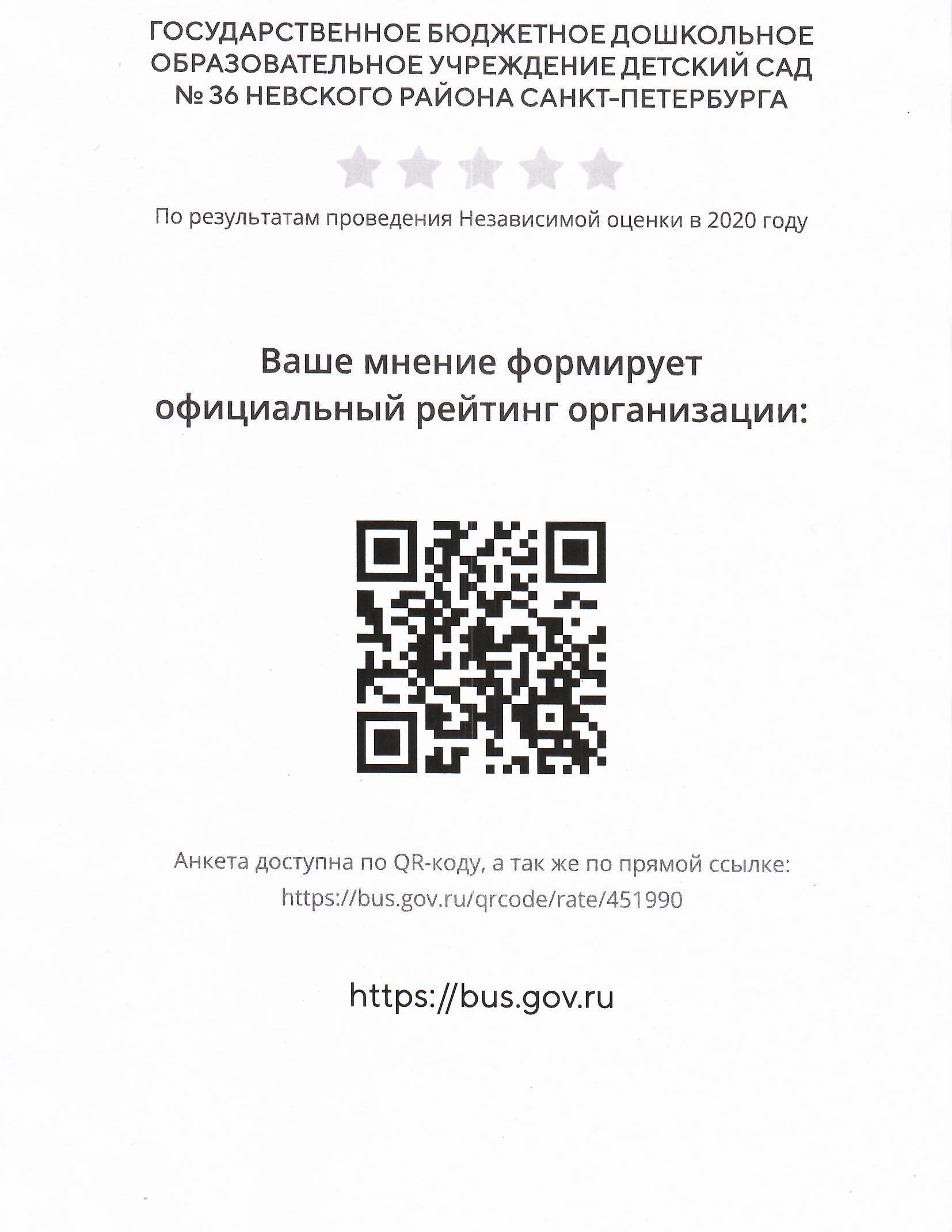 Государственное бюджетное дошкольное образовательное учреждение детский сад  № 36 Невского района Санкт-Петербурга - Новости